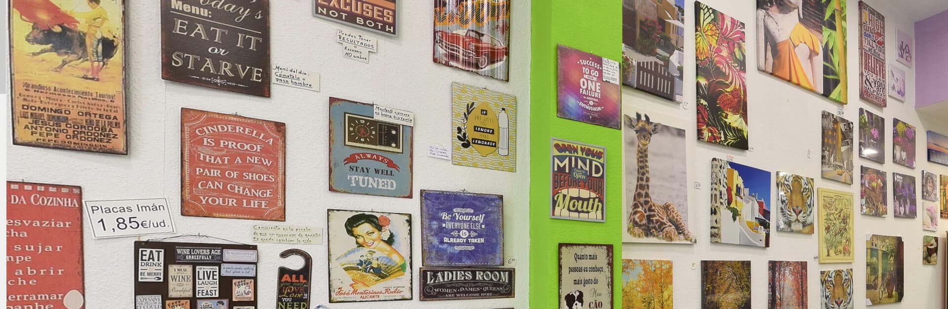 Vinilos y lienzos para decoración en Vigo